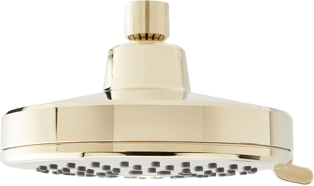 Signature Hardware 955102-25 FundamentALL 6' Round Multifunction 2.5 GPM Shower Head - Brushed Nickel