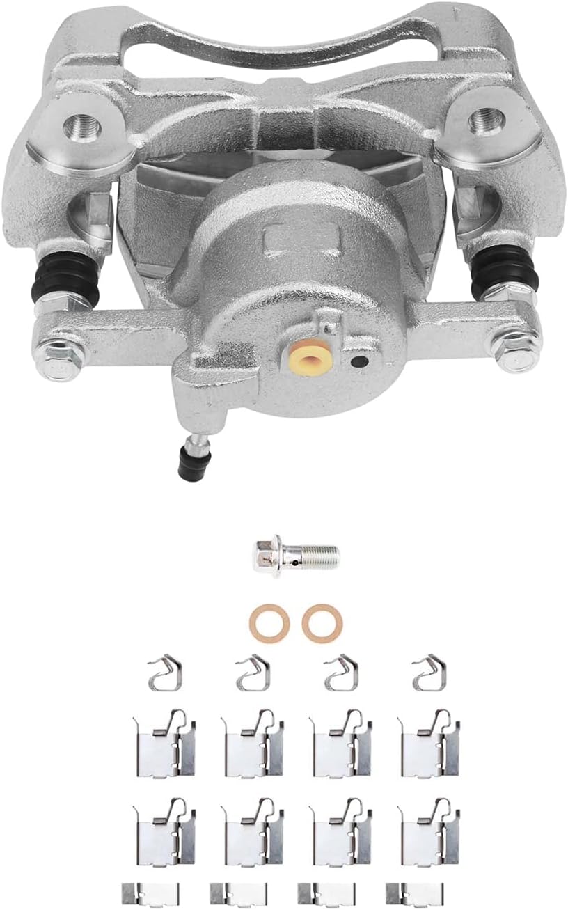 Detroit Axle - Front Brake Kit for Toyota Matrix Corolla Scion xD Pontiac Vibe Disc Rotors Brake Pads Right Brake Caliper Replacement