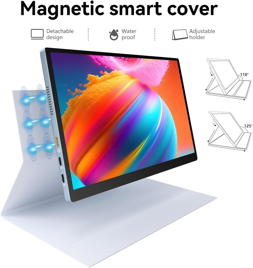 Showscreen 10.5' OLED 2.5K Portable Touch Monitor, 100% DCI-P3, for Windows Android Switch