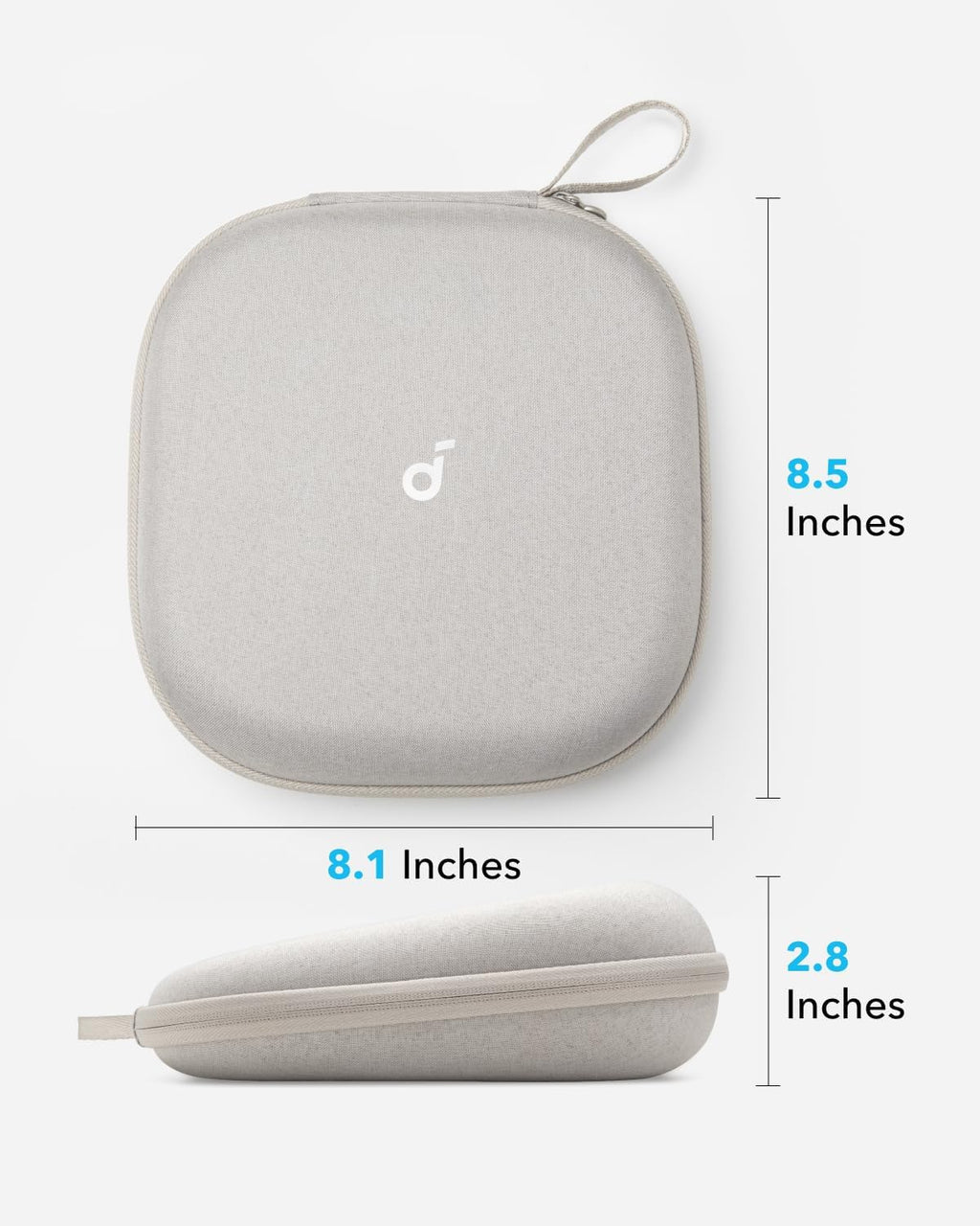 Soundcore by Anker Space One Active Noise Cancelling Headphones, with Headphones Case, 2X Stronger Voice Reduction, 40H ANC Playtime, App Control, LDAC Hi-Res Wireless Audio