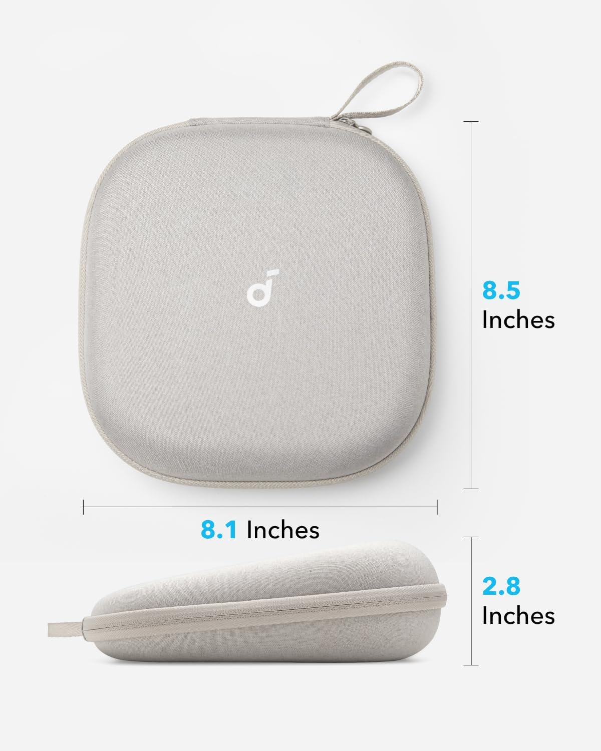 Soundcore by Anker Space One Active Noise Cancelling Headphones, with Headphones Case, 2X Stronger Voice Reduction, 40H ANC Playtime, App Control, LDAC Hi-Res Wireless Audio