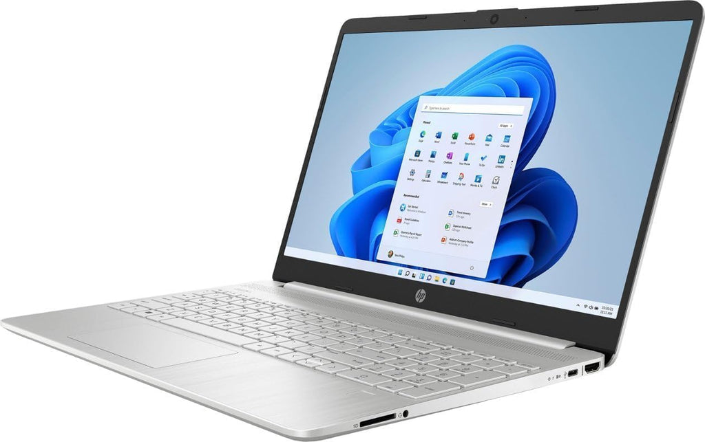 HP - 15.6' Touch-Screen Laptop-HD (1366 x 768)-Intel 12th Generation Core i3 1215U- 8GB Memory - 256GB SSD - Natural Silver-HDMI, Wi-Fi (15-DY5033DX), 4.1 gigahertz- DealExpress Accessories