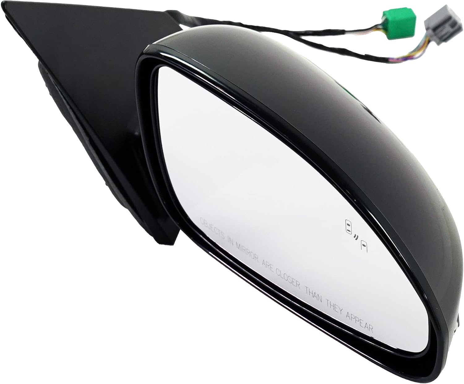 Kool Vue Passenger Side Power Heated Mirror, Paintable For Buick Enclave 2013-2017, Power Fold, Signal Light, Blind Spot Monitor, Memory, Passenger Side Mirror Replacement