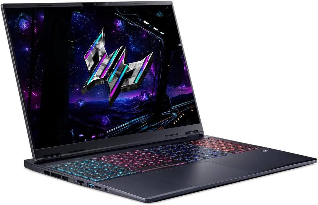 acer Predator Helios Neo 16S AI Gaming Laptop 16.0' 240Hz OLED WQXGA (Intel Ultra 9-275HX, GeForce RTX 5060 8GB, 16GB DDR5, 2TB PCIe SSD, Thunderbolt 4, Copilot, Win 11 Pro) w/Dockztorm Hub