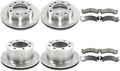 Brakes and Rotors Kit - 6PCS Front Rear Disc Brake Pads and Rotors, Brake kit fits Chevrolet Silverado 3500 HD 2007-2010 fits Chevy Silverado 3500 HD 2007-2010 fits GMC Sierra 3500 2001-2006
