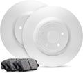 R1 Concepts Rear Brake Kit Fits 2015-2017 Chevrolet SS| Ceramic Brake Pads and Blank Brake Rotors| 14.2' Rear