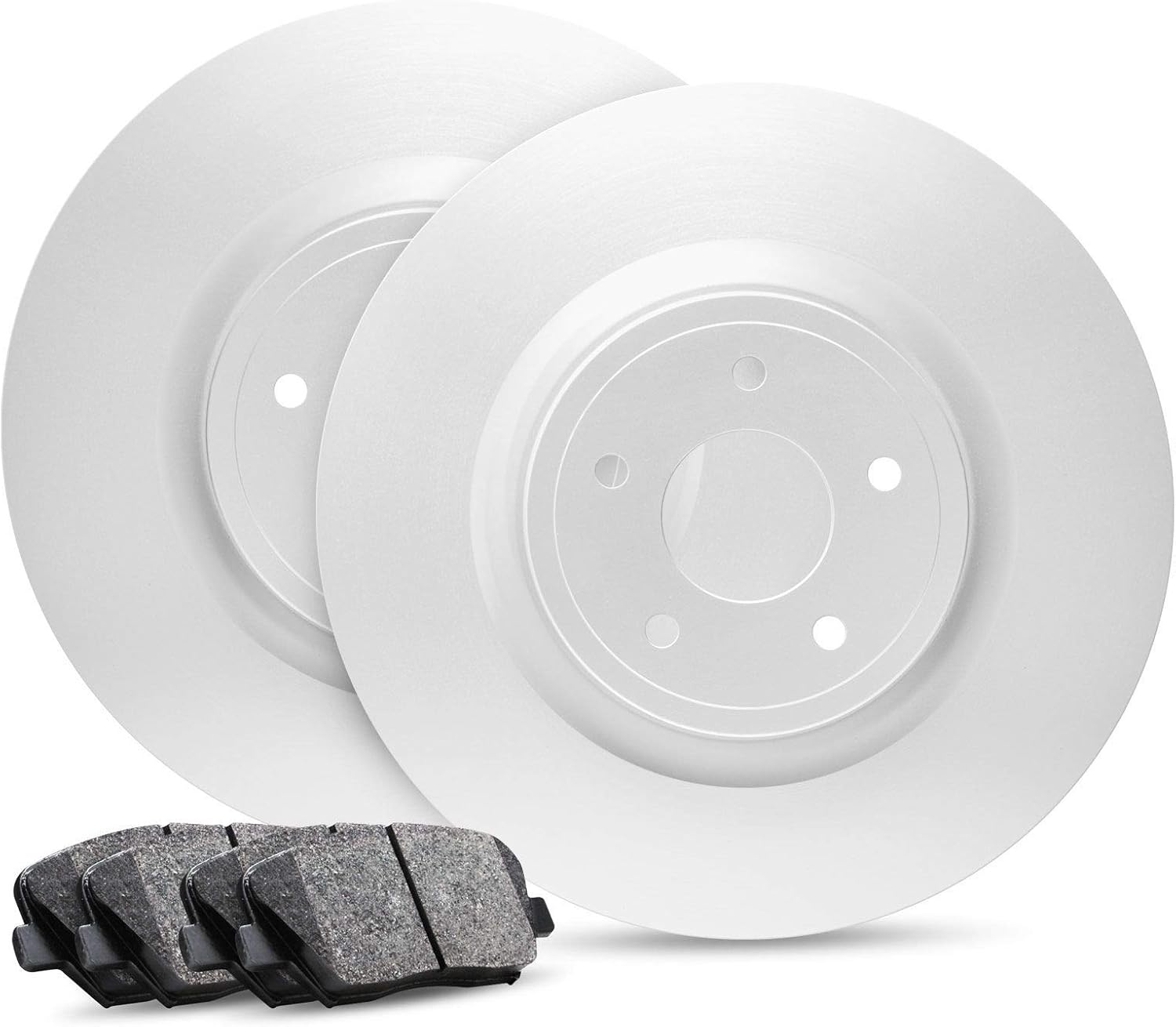 R1 Concepts Rear Brake Kit Fits 2015-2017 Chevrolet SS| Ceramic Brake Pads and Blank Brake Rotors| 14.2' Rear
