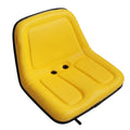 GXARTS Lawn Mower Seat Replacement Yellow Compatible with John Deere Tractor 212, 214, 216, 300, 312, 314, 317, 316, 318, 322, 330, 332, 400, 420, 430 160, 165, 170, 175, 180 Riding Mower Skid Steers