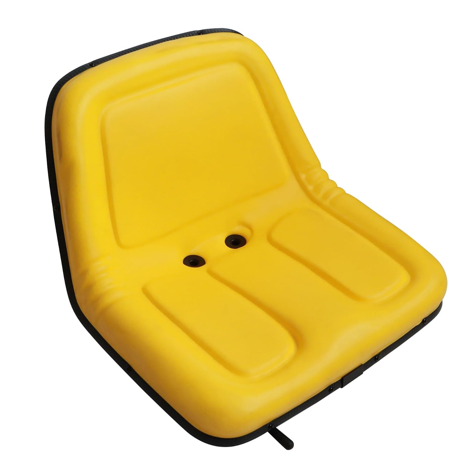 GXARTS Lawn Mower Seat Replacement Yellow Compatible with John Deere Tractor 212, 214, 216, 300, 312, 314, 317, 316, 318, 322, 330, 332, 400, 420, 430 160, 165, 170, 175, 180 Riding Mower Skid Steers