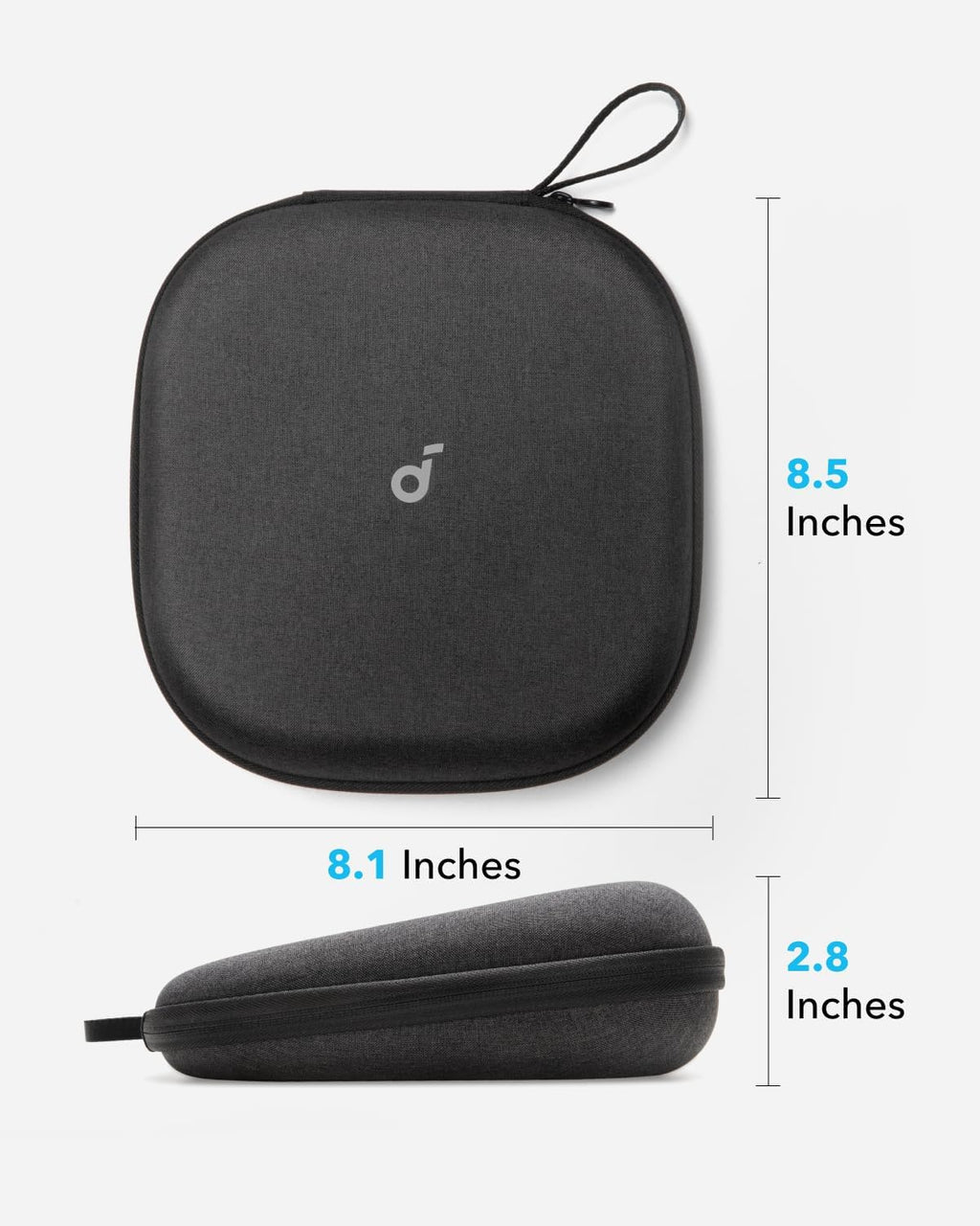 Soundcore by Anker Space One Active Noise Cancelling Headphones, with Headphones Case, 2X Stronger Voice Reduction, 40H ANC Playtime, App Control, LDAC Hi-Res Wireless Audio
