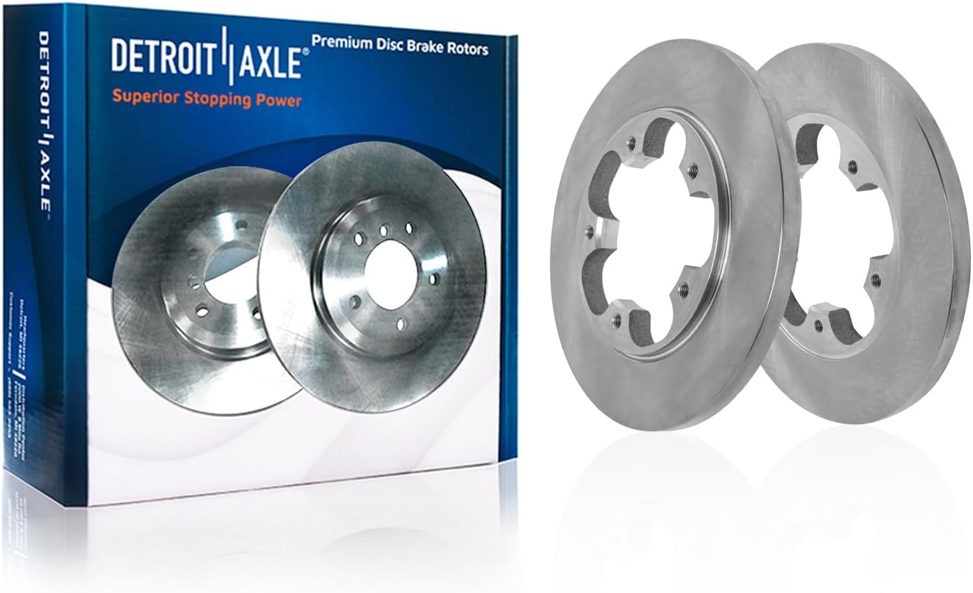 Detroit Axle - DRW 4pc Brake Rotors for Ford 2015-2018 Transit-250 Transit-150, Disc Brake Rotors 2016 2017 Replacement : 12.13' inch Front and Rear Rotor