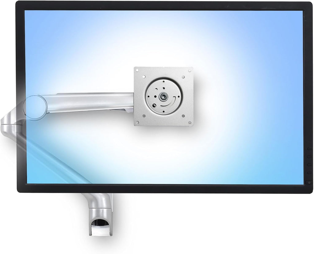 Ergotron – MX Mini Single Monitor Arm, VESA Wall Mount – for Monitors Up to 24 Inches, 0 to 8 lbs – Polished Aluminum