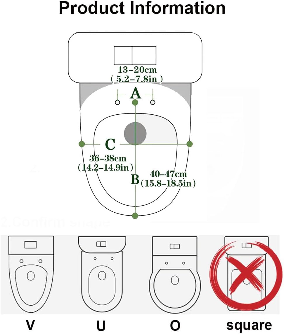 Toilet seat 360°Adjustable Hinges, Top-Fix and Bottom-Fix Fittings, Easy to Install and Clean, Resin Toilet Seat, Oval,Gold(Silver)