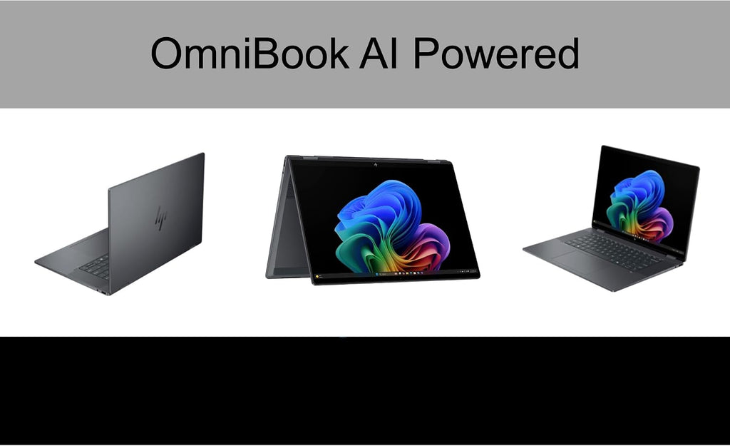 HP OmniBook X Flip AI Powered 2-in-1 Copilot+ Laptop (NextGen Envy x360) 16.0' Touch IPS WUXGA (Intel Ultra 7-258V, 32GB LPDDR5X, 2TB SSD, Backlit KB, Thunderbolt 4, Win11P) w/DKZ USB Port Expander