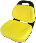 E-AUC11188 Deluxe Yellow Seat for John Deere Lawn Tractors X360, X340, X324, X320, X300R, X304, X300, X305R, X310, X330, X350, X350R, X354, X384, X380, X370, X394, X390, X580, X570+