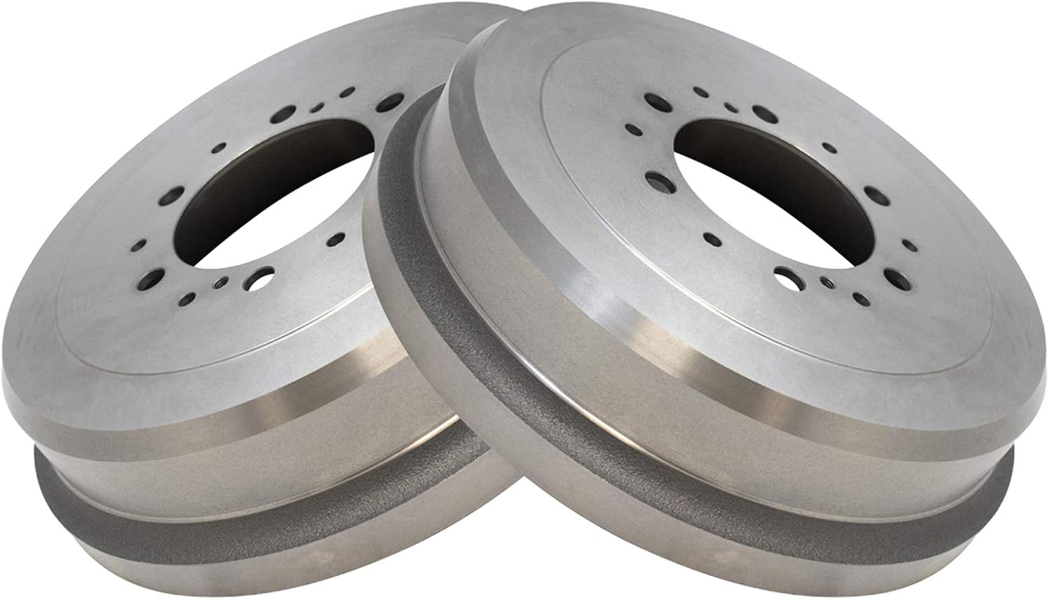 TRQ Front & Rear Brake Pad & Rotor,Shoe & Drum Kit Premium G-Coated Slotted X Drilled Ceramic Performance Compatible with 1990-1991 Toyota 4Runner 1989-1995 Pickup