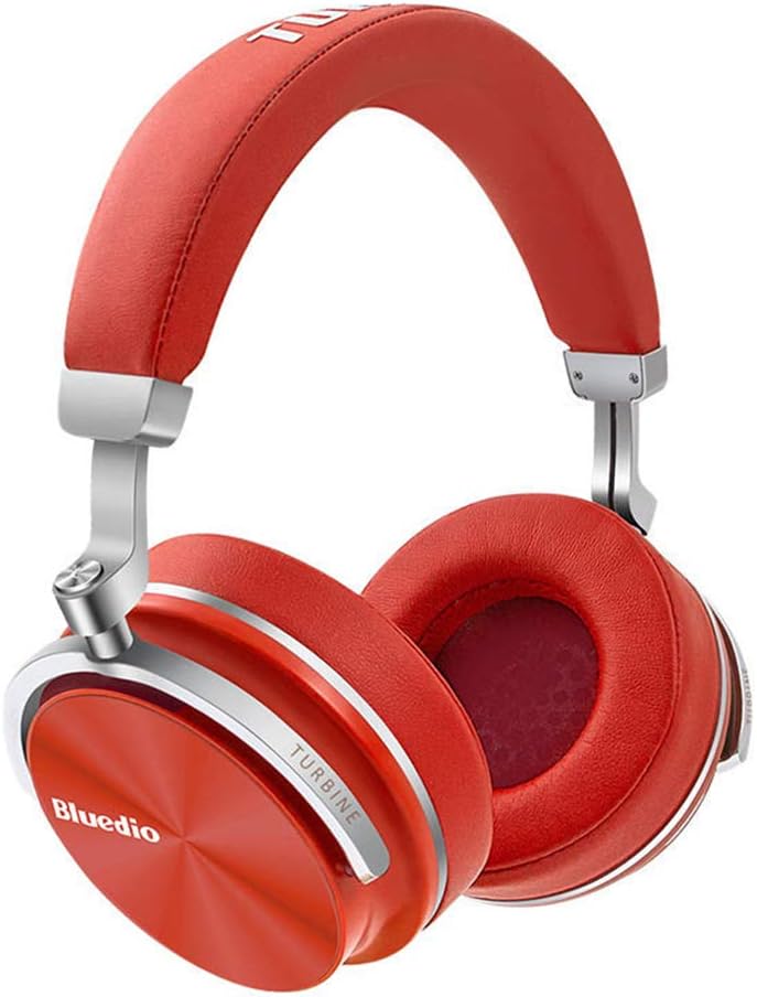 Wireless Bluetooth Headphones Active Noise Cancelling Wireless Stereo Foldable Headphones Soft Memory-Protein Earmuffs Deep Bass with Mic for PC/Cell Phones/TV,Black