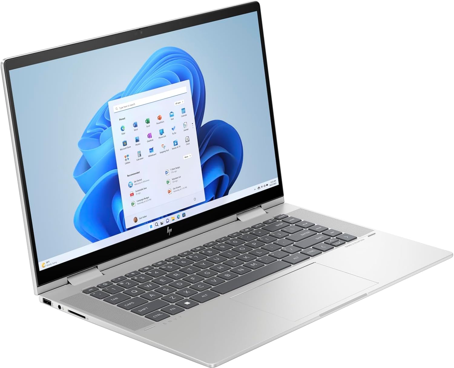 HP Envy X360 2-in-1 Laptop 15.6' FHD(1920x1080) IPS Touchscreen Intel 10-Core i7-1355U 16GB LPDDR5 512GB SSD Intel Iris Xe Graphics Thunderbolt 4 Wi-Fi 6E Backlit Keyboard 720p HD Camera Win11 Pro