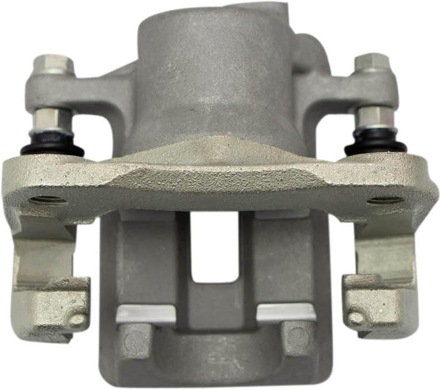 TRQ Rear Brake Pad and Rotor Set Ceramic Rotors Calipers Hoses Compatible with 2006-2011 Toyota RAV4
