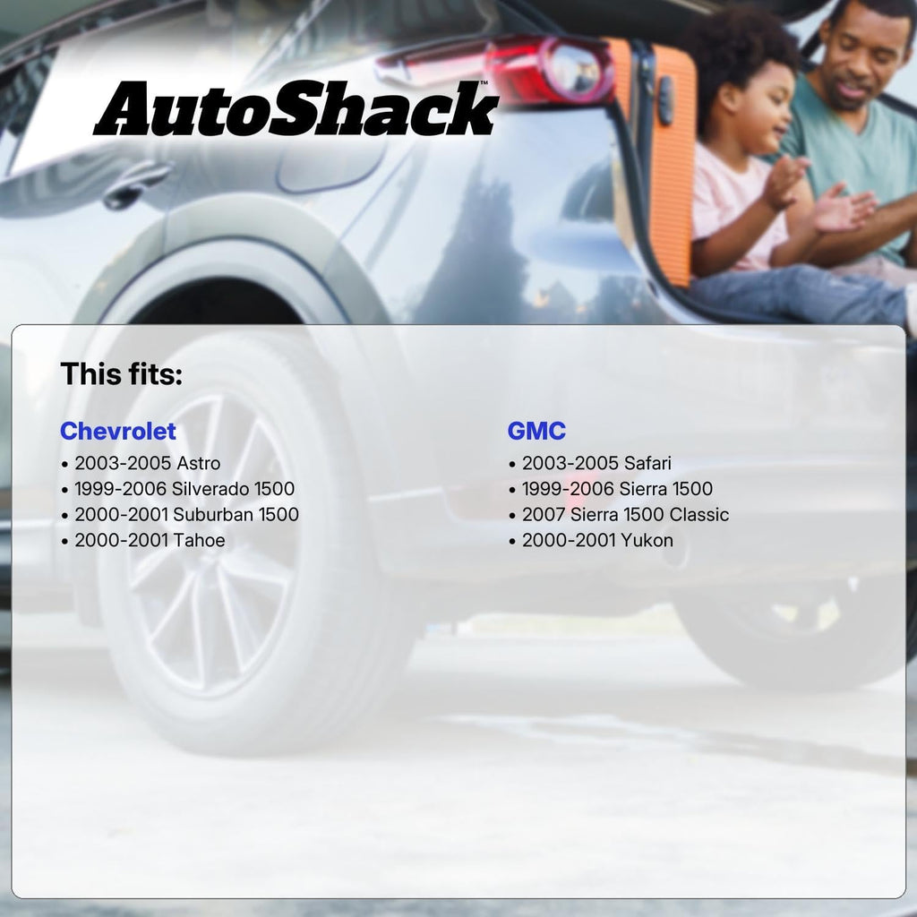 AutoShack Front & Rear Brake Rotors & Premium Pads for Chevrolet & GMC, Silverado 1500 1999-2006 Sierra 1500 1999-2006 Tahoe 2000-2001 Astro 2003-2005, AWD RWD 4WD V6 4.3L V8 4.8L 5.3L 6.0L