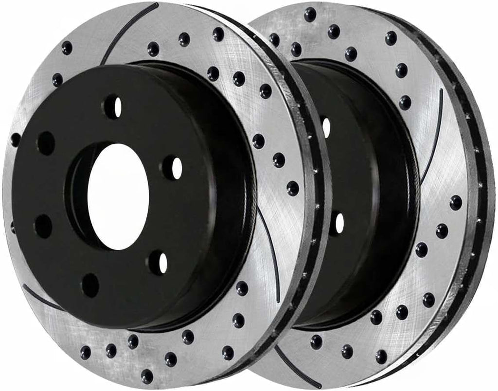 Front and Rear Side Ceramic Kit Replacement Brake Rotors and Pads for Chevy for Tahoe 2000-2006 for Avalanche 1500 2002-2006 for Silverado 1500 2001-2006 for Suburban 1500 2000-2006 BRKPKG770