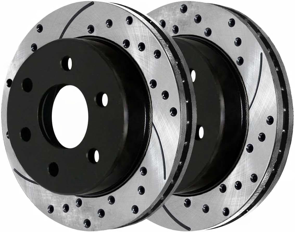 Front and Rear Side Ceramic Kit Replacement Brake Rotors and Pads for Chevy for Tahoe 2000-2006 for Avalanche 1500 2002-2006 for Silverado 1500 2001-2006 for Suburban 1500 2000-2006 BRKPKG770