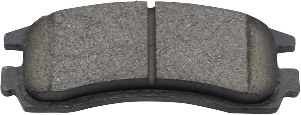 TRQ Performance Rear Brake Pad & Rotor Set Ceramic Drilled Rotors Calipers Compatible with 97-04 Buick Regal 98-02 Oldsmobile Intrigue 00-05 Chevrolet Impala Monte Carlo 97-03 Pontiac Grand Prix