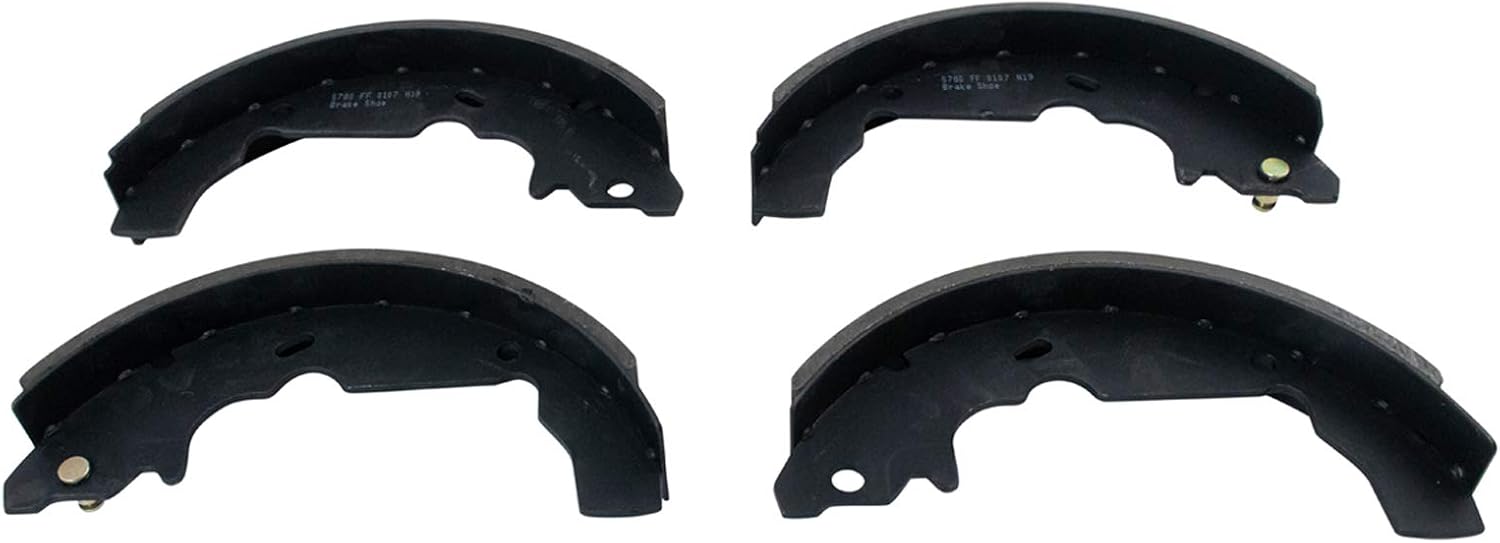 TRQ Brake Drum & Shoe Rear Kit Compatible with Equinox Aztek Torrent Vue/Hybrid