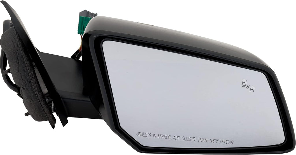 Garage-Pro Passenger Side Power Heated Mirror for Chevrolet Traverse 2013-2017, Power Fold, Signal Light, Blind Spot Monitor, Memory, Paintable, car side mirror blindspot
