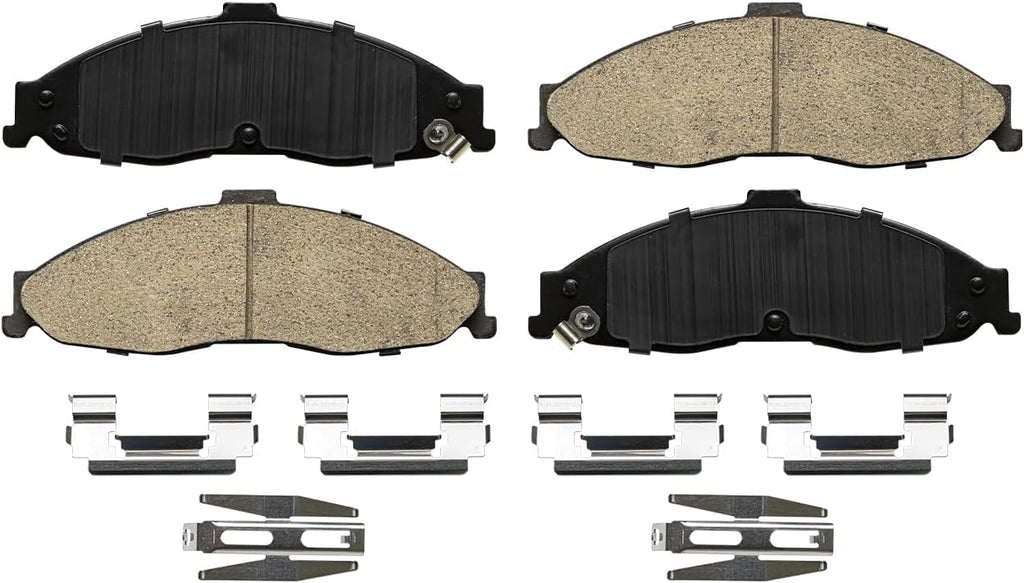 Detroit Axle - Brake Kit for 98-02 Chevrolet Camaro Pontiac Firebird Drilled Slotted Brake Rotors 1998 1999 2000 2001 2002 Ceramic Brake Pads Replacement : 11.92' inch Front and 12.01' inch Rear Rotor