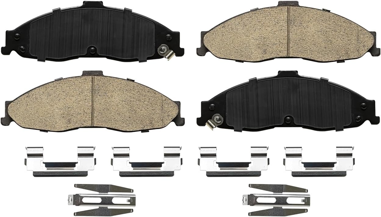 Detroit Axle - Brake Kit for 98-02 Chevrolet Camaro Pontiac Firebird Drilled Slotted Brake Rotors 1998 1999 2000 2001 2002 Ceramic Brake Pads Replacement : 11.92' inch Front and 12.01' inch Rear Rotor