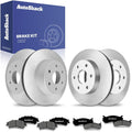 AutoShack Front & Rear Brake Rotors & Premium Pads for Chevrolet & GMC, Silverado 1500 1999-2006 Sierra 1500 1999-2006 Tahoe 2000-2001 Astro 2003-2005, AWD RWD 4WD V6 4.3L V8 4.8L 5.3L 6.0L