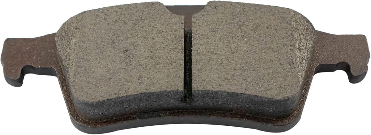 TRQ Performance Rear Brake Pad and Rotor Set Ceramic Solid Rotors Calipers Compatible with 2004-2005 Mazda 3
