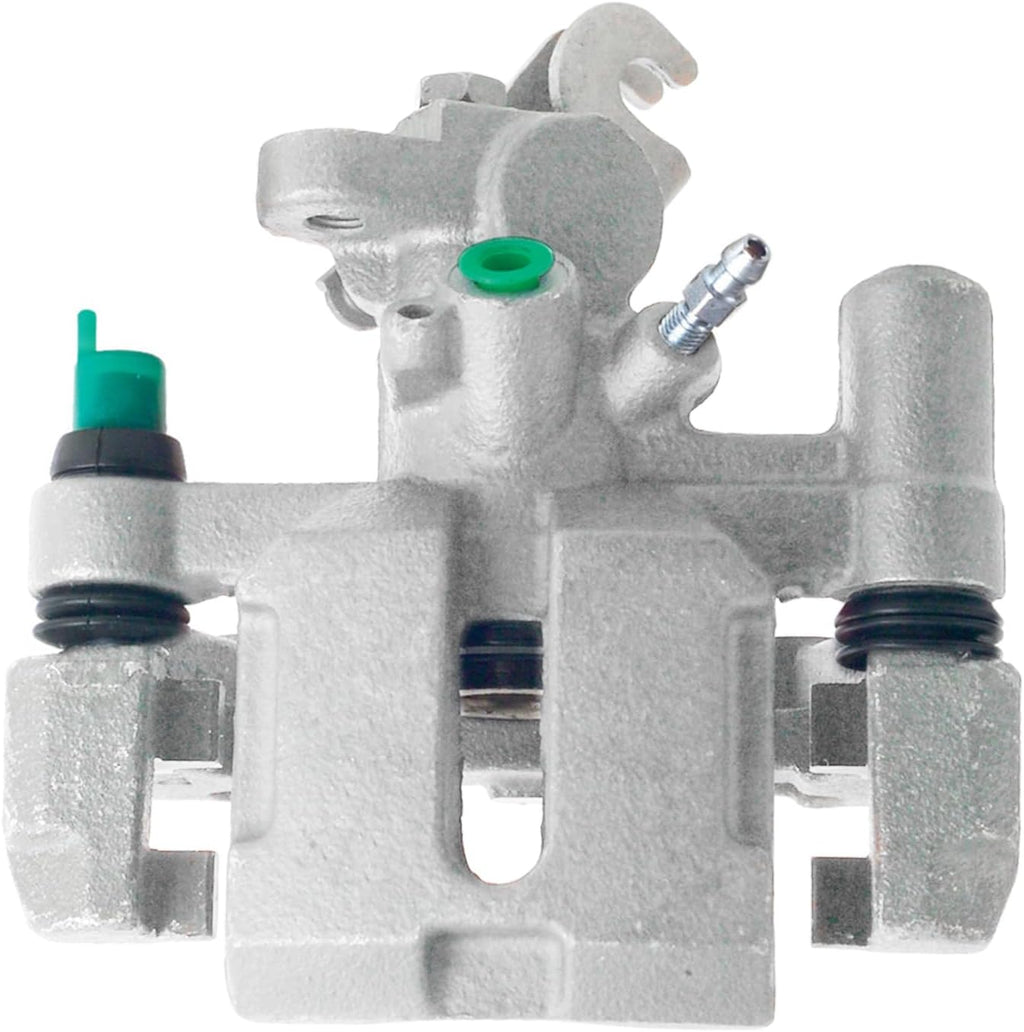 Detroit Axle - Rear Left Brake Caliper for Ford 1997-2003 Escort 1997-1999 Mercury Tracer, Driver Side Disc Brake Caliper with Bracket Replacement