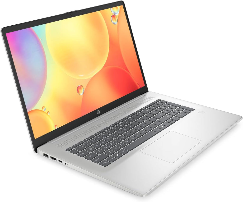HP 17.3' Touchscreen Laptop Computer, 32GB RAM 1TB SSD, Intel Core Ultra 7 255U Processor, HD+ 1600 x 900 Display, Backlit Keyboard, Windows 11, SageNova Earphones, Silver