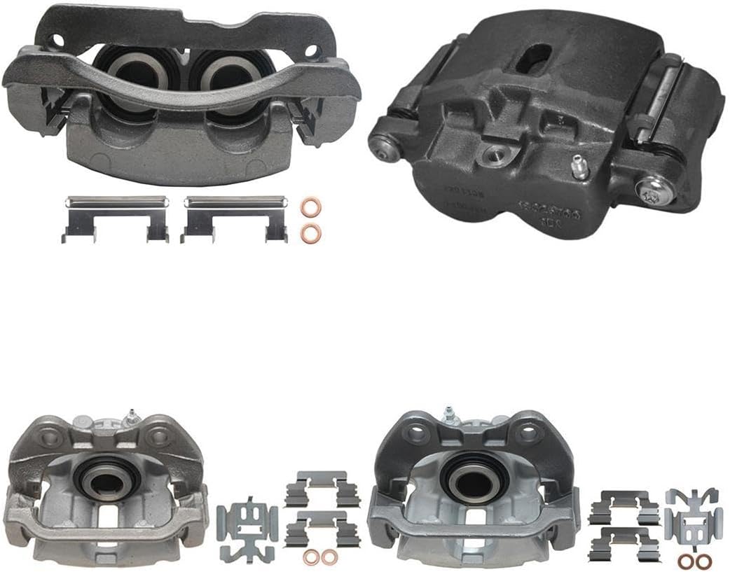‎A-Partrix Brake Calipers Front and Rear Kit - Brake Disc Caliper Set of 4, Break Caliper Replacement fits Chevrolet Astro 2003-2005 fits Chevy Astro 2003-2005 fits Chevrolet Silverado 1500 1999-2002