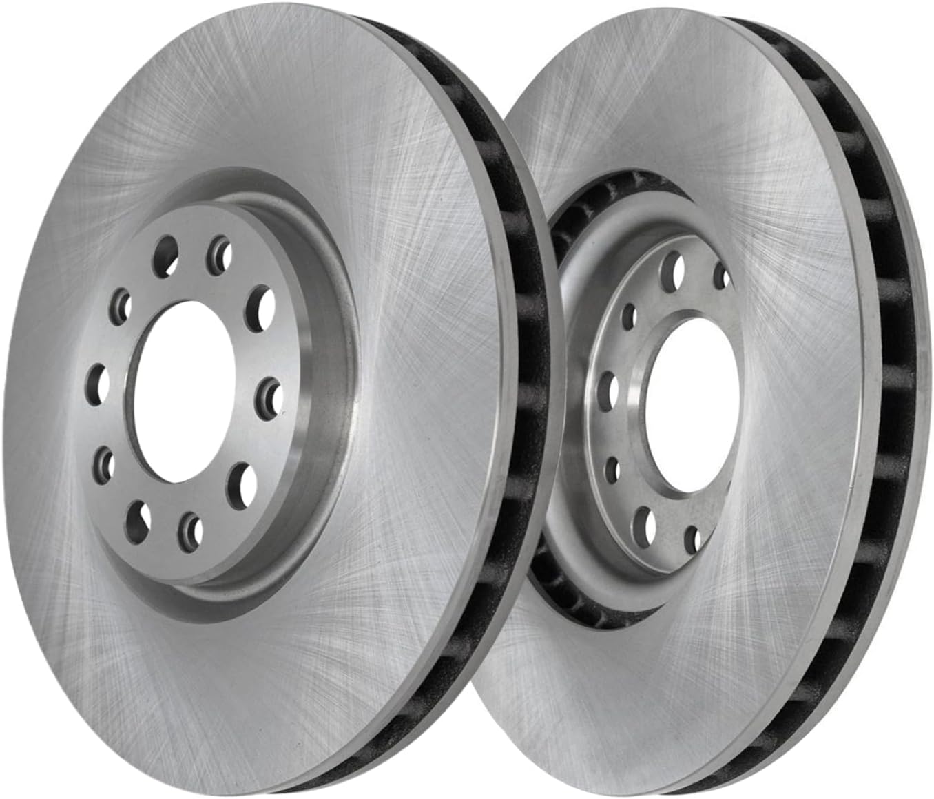 Detroit Axle - Brake Rotors for Buick Envision LaCrosse Regal Sportback Chevrolet Equinox GMC Terrain, Disc Brake Rotors Replacement : 12.64' inch Front and 11.34' inch Rear Rotor