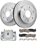 Detroit Axle - Front Brake Kit for Chevy GMC Silverado Sierra Savana Express 1500 Safari Cadillac Escalade, Disc Brake Rotors Ceramic Brake Pads Left Brake Caliper Replacement : 12'' inch Rotorcs