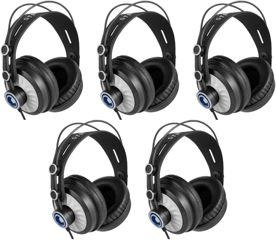 StreamEye Cans50 Professional Studio Headphones (5-Pack)