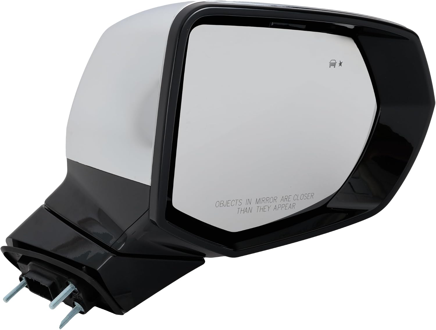 Garage-Pro Passenger Side Power Heated Mirror for Chevrolet Tahoe Suburban GMC Yukon 2021-2023 Power Fold with Signal Light, Blind Spot Monitor, Memory & Puddle Lamp Chrome w/o Surround View Camera