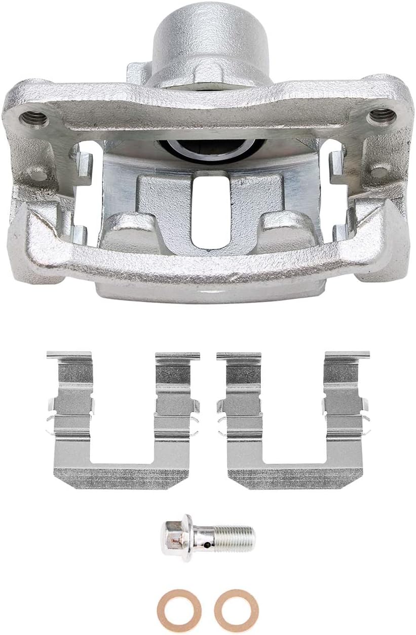 Detroit Axle - Rear Brake Kit for 10-17 Chevrolet Equinox GMC Terrain Disc Brake Rotors Brake Calipers 2010 2011 2012 2013 2014 2015 2016 2017 Ceramic Brakes Pads Replacement