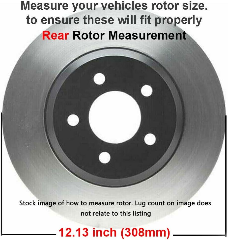 Detroit Axle - Brake Kit for INFINITI JX35 QX60 Nissan Pathfinder Murano, Drilled and Slotted Disc Brakes Rotors Ceramic Brake Pads Replacement : 12.60' inch Front and 12.13' inch Rear Rotors
