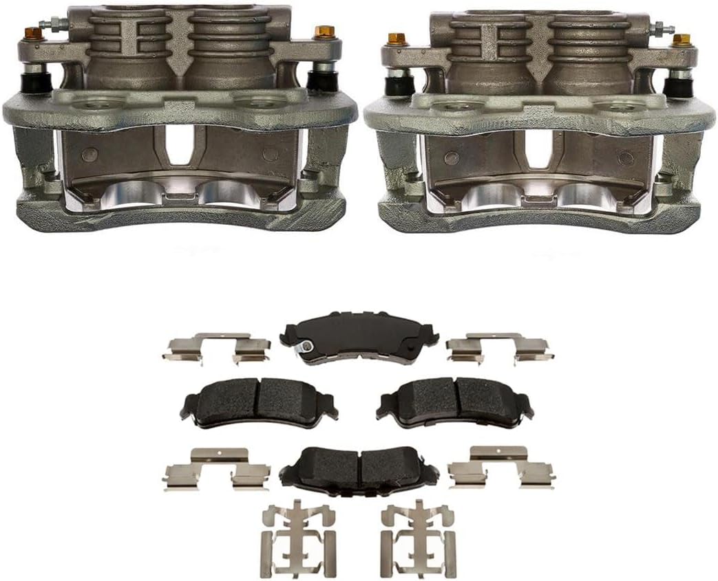 Disc Brake Kit - Rear Caliper Brake Pad Set, Disc Brake Pad Set Disc Brake Caliper 3 PCS for Chevrolet Silverado 1500 2002-2006 for Chevy Silverado 1500 2002-2006