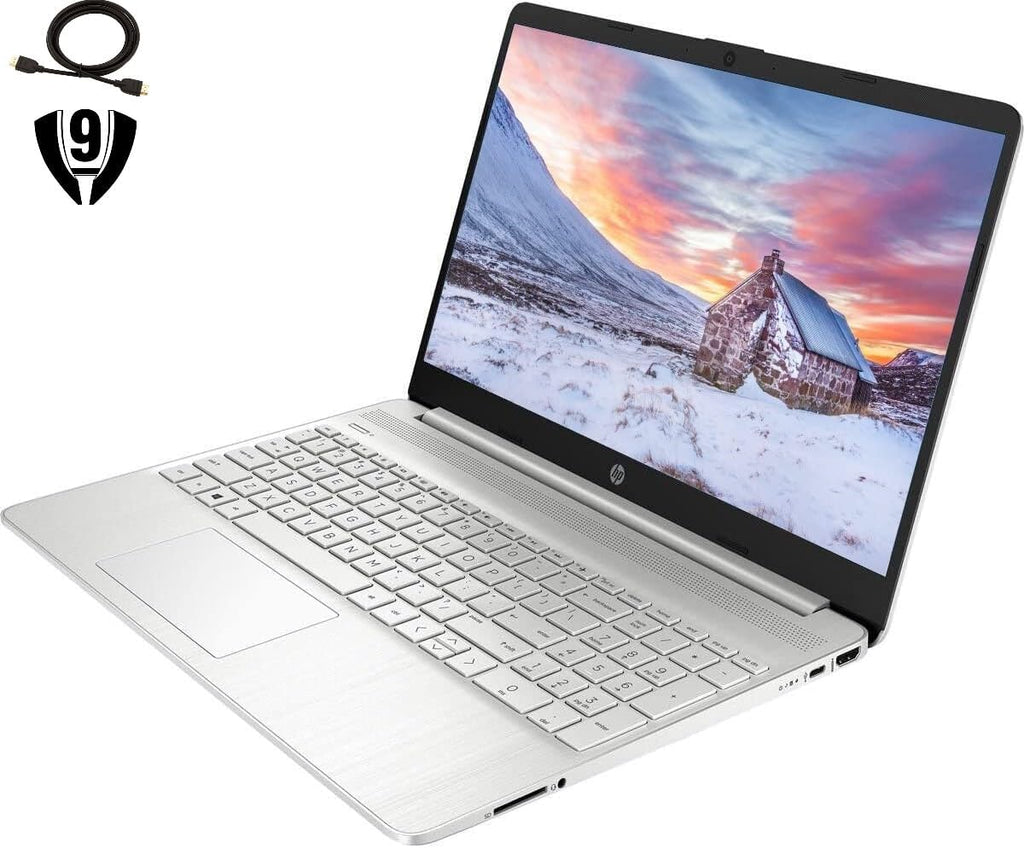 HP 15.6' FHD Touchscreen Laptop with Office 365, AMD Ryzen 7 4700U Processor, 16GB RAM 512GB SSD, Wi-Fi, Bluetooth, Webcam, SD Media Card Reader, Windows 10 Pro, Silver