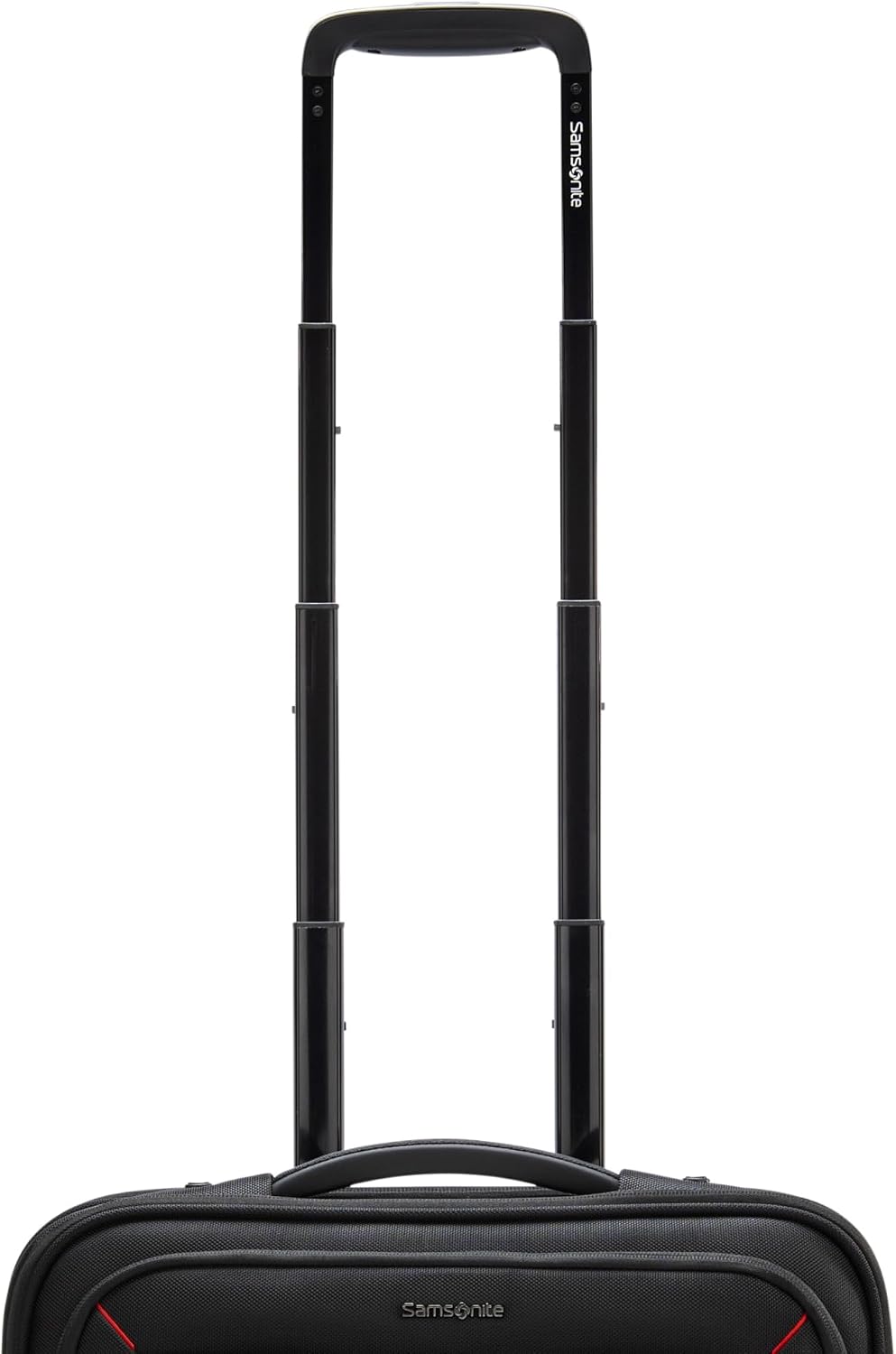 Samsonite® Xenon 4.0 Spinner Nylon Rolling Mobile Office With 15.6' Laptop Pocket And Tablet Pocket, 15-3/8'H x 15-3/4'W x 7-1/8'D, Black