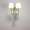 Gold Silver Aluminium Chain Wall Lights Bedroom Wall Lamps E14 Bedside Indoor Lights for Villa Hotel Restaurant Apartment,Bathroom