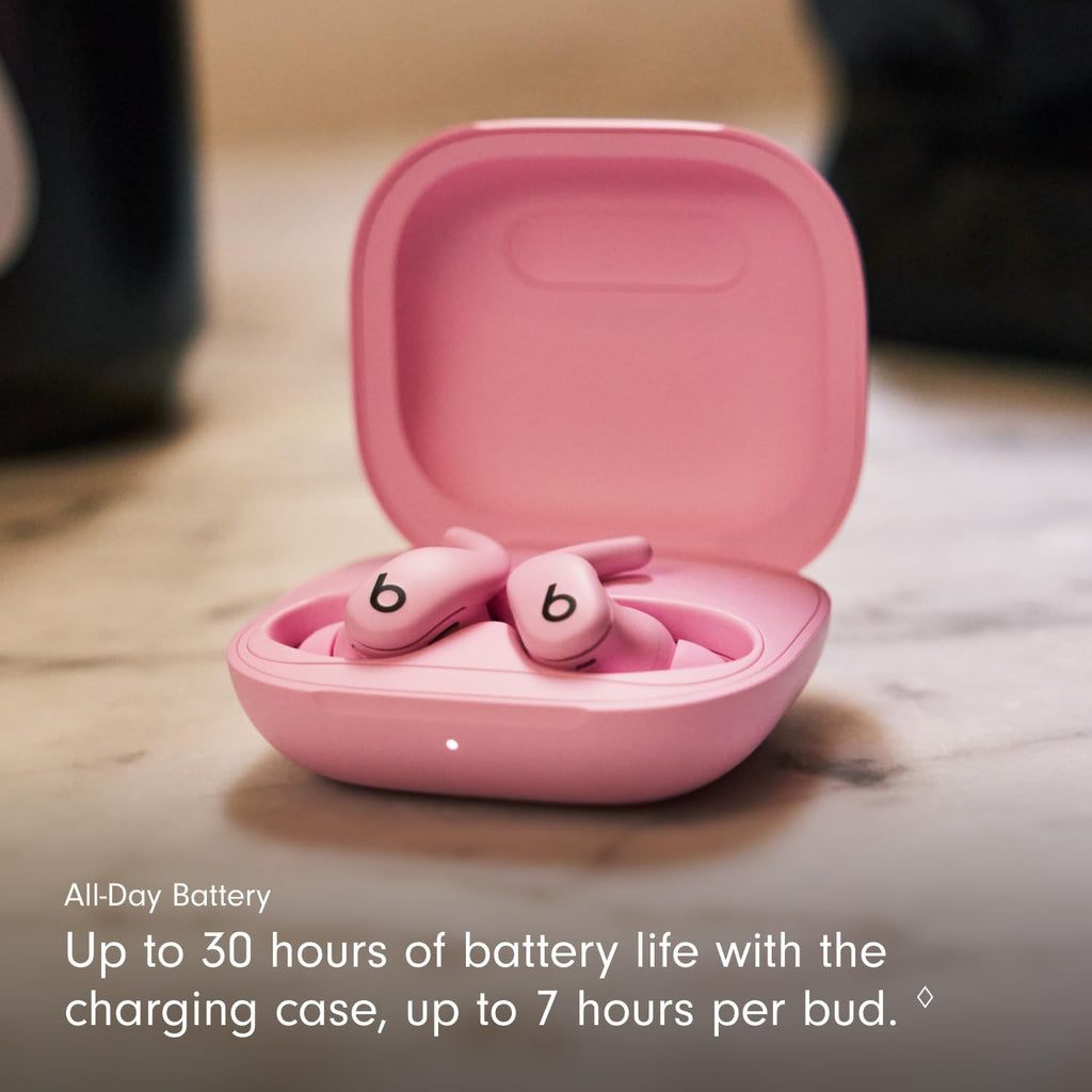 Beats - Powerbeats Fit - Wireless Noise-Cancelling Workout Earbuds with Ultimate Secure Fit with AppleCare+ (2 Years) - Jet Black