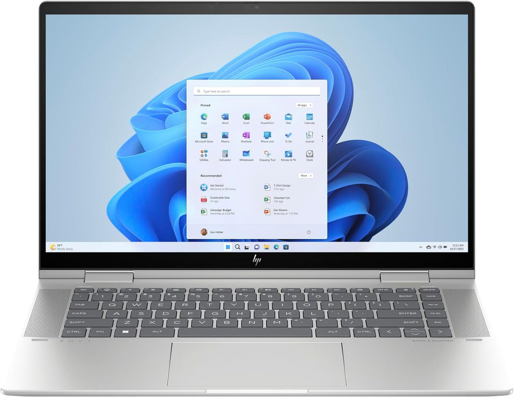 HP Envy X360 2-in-1 Laptop 15.6' FHD(1920x1080) IPS Touchscreen Intel 10-Core i7-1355U 16GB LPDDR5 512GB SSD Intel Iris Xe Graphics Thunderbolt 4 Wi-Fi 6E Backlit Keyboard 720p HD Camera Win11 Pro