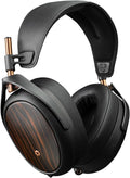 MEZE AUDIO | LIRIC 2nd Generation | Wired Over-Ear Closed-Back Planar Magnetic Headphones for Audiophiles | Macassar Ebony Wood Earcups | Detachable Magnetic Earpads | Premium Braided Cable Included