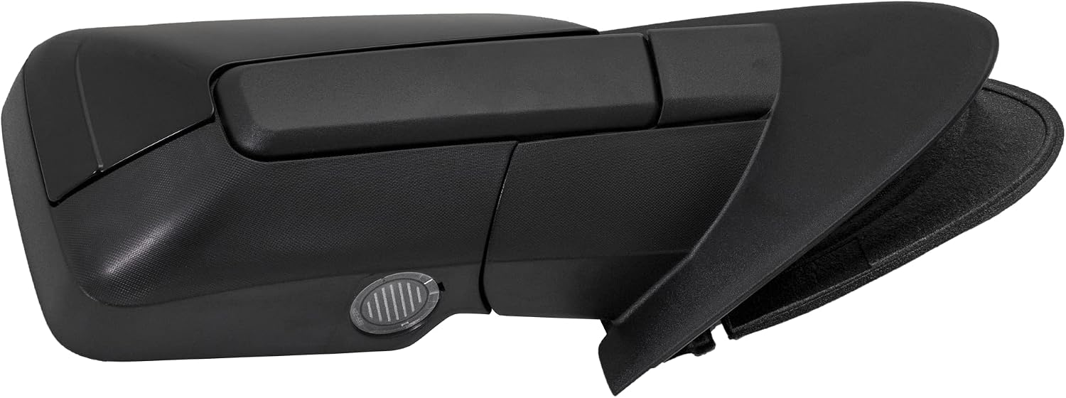 Kool Vue Passenger Side Power Heated Mirror for Ford Expedition 2015-2017 Power Fold With Signal Light, Blind Spot Monitor, Memory & Puddle Lamp; Without Auto-Dimming Paintable